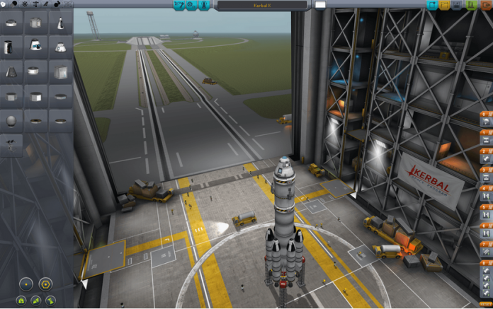 kerbal space program xbox one how to build a space station